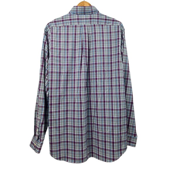 Ralph Lauren Plaid Performance Long Sleeve Button Down Multicolor Men’s XL - Picture 3 of 6